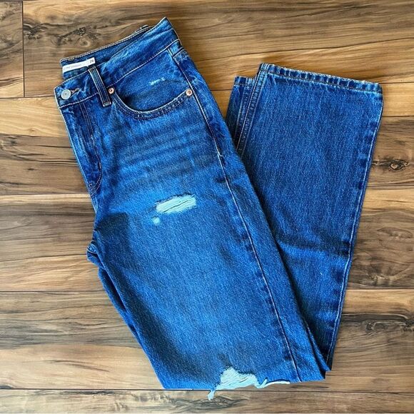 NWOT Levi’s Low Pro Straight Jeans Size 26 - Picture 4 of 11